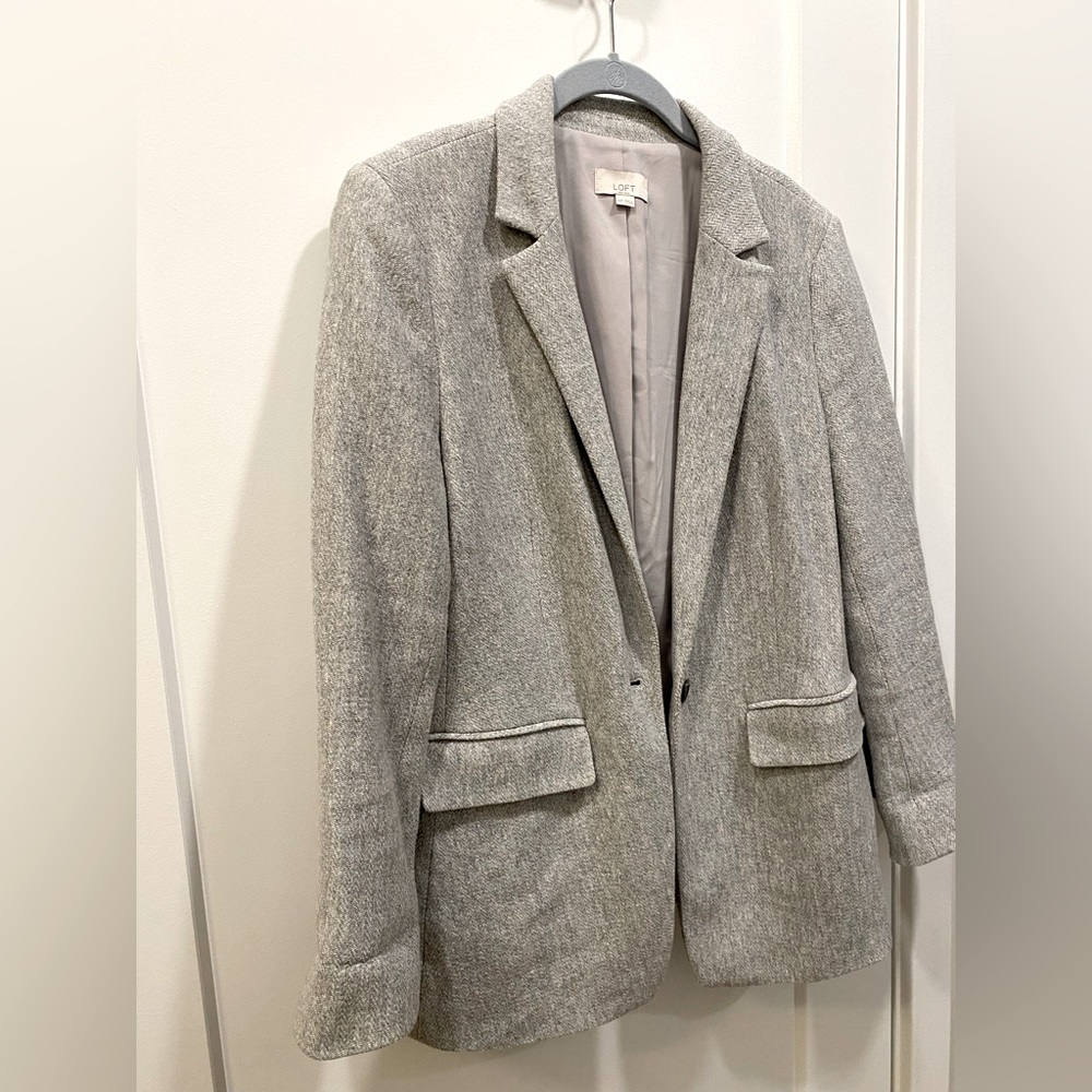 LOFT light gray blazer